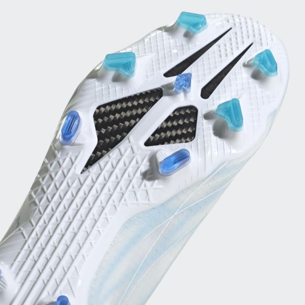 Adidas Blanc X Speedflow.1 Chaussures De Sol Ferme
