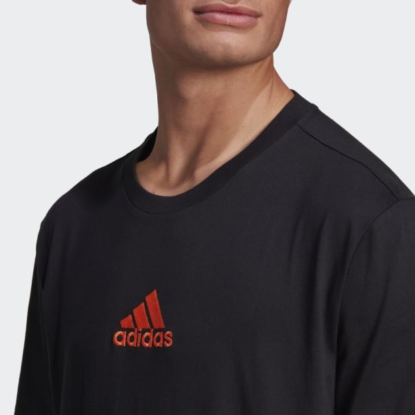 T-shirt Graphique Adidas Nature Noir