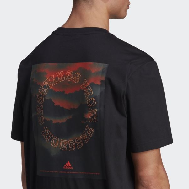 T-shirt Graphique Adidas Nature Noir