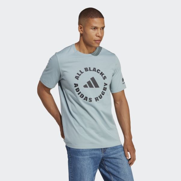 Tee Shirt Supporters Rugby All Blacks Adidas Gris