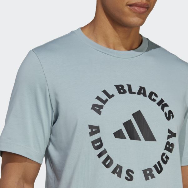 Tee Shirt Supporters Rugby All Blacks Adidas Gris