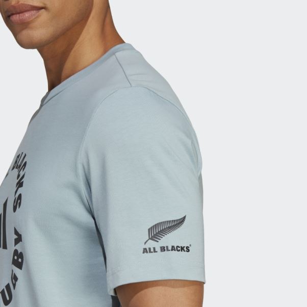 Tee Shirt Supporters Rugby All Blacks Adidas Gris