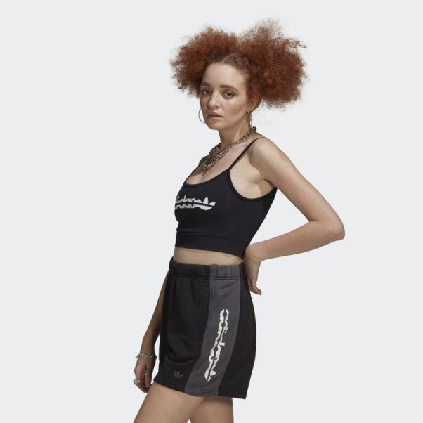 Brassière élastique Adidas Noir