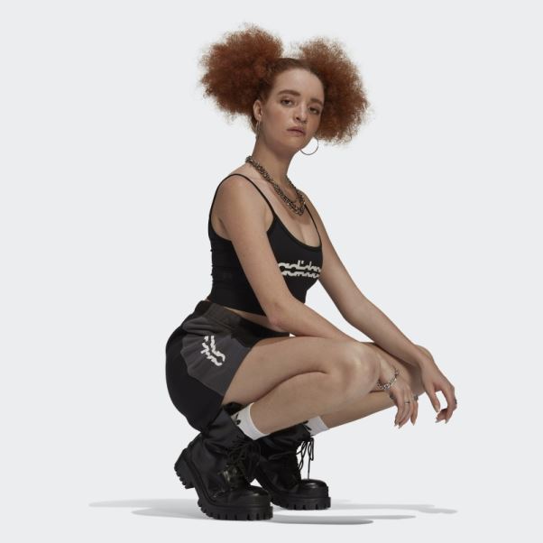 Brassière élastique Adidas Noir
