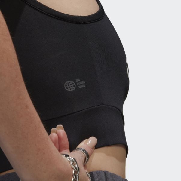Brassière élastique Adidas Noir