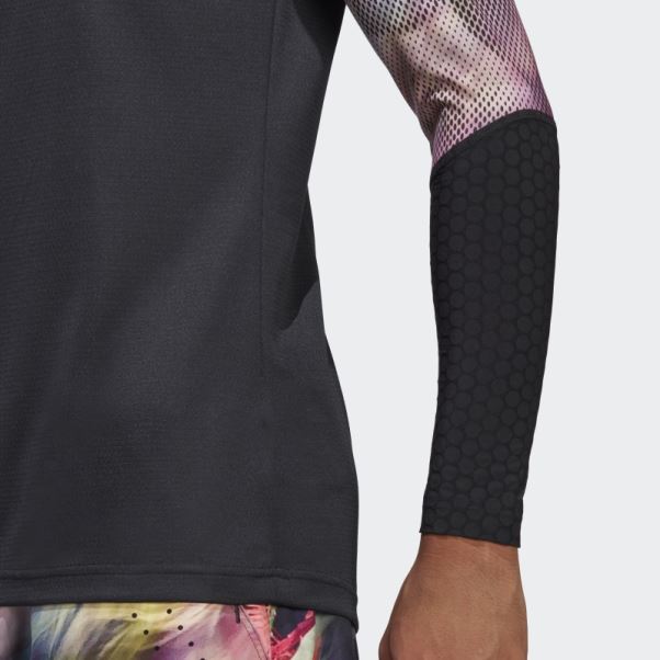 Adidas Melbourne Tennis Heat.rdy Haut à Manches Longues Multicolore