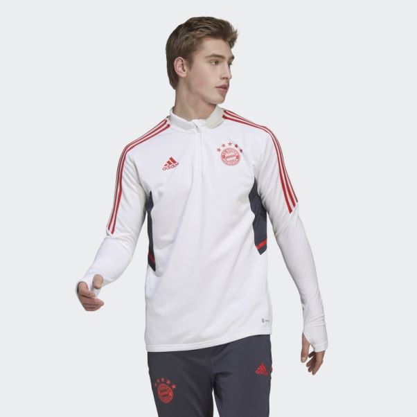 Adidas Fc Bayern Condivo 22 Training Top Blanc