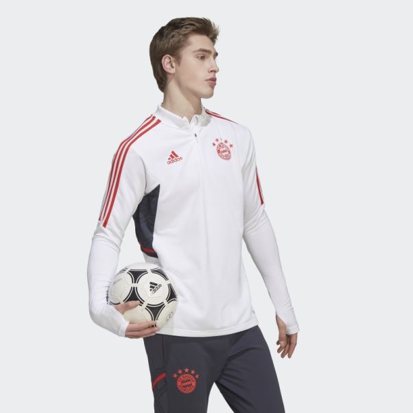 Adidas Fc Bayern Condivo 22 Training Top Blanc
