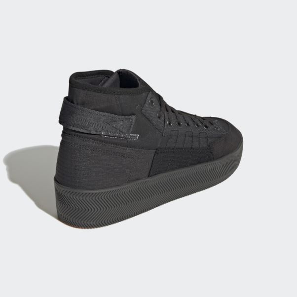 Chaussures Adidas Nizza Parley Hi En Carbone