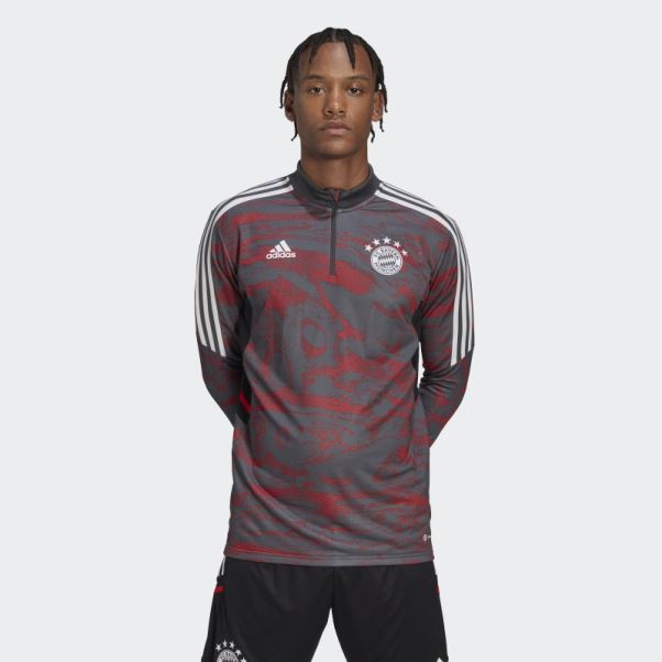 Adidas Fc Bayern Condivo 22 Training Top Rouge