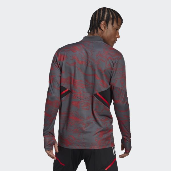 Adidas Fc Bayern Condivo 22 Training Top Rouge