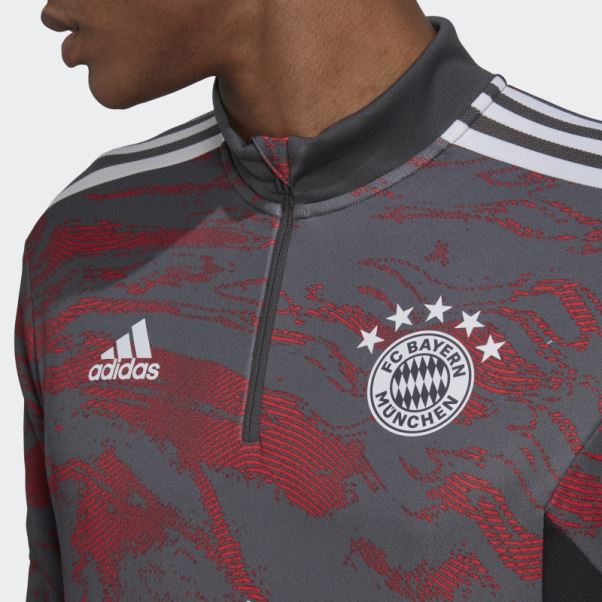 Adidas Fc Bayern Condivo 22 Training Top Rouge