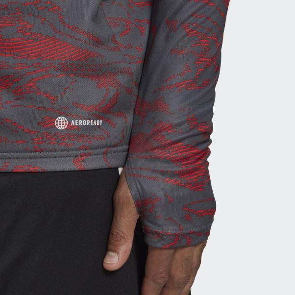 Adidas Fc Bayern Condivo 22 Training Top Rouge