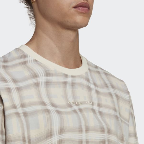 Adidas T-shirt à Manches Longues Imprimé Révélateur Blanc