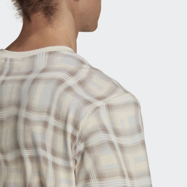 Adidas T-shirt à Manches Longues Imprimé Révélateur Blanc