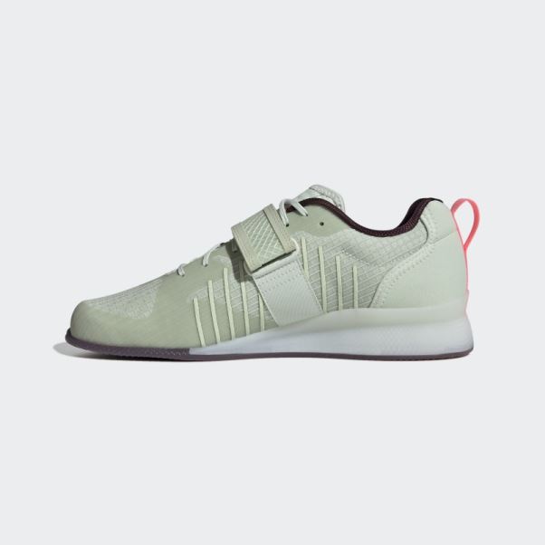 Chaussures D'haltérophilie Adipower 3 Vertes Adidas