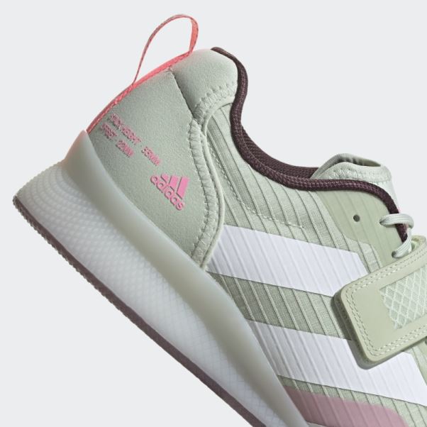 Chaussures D'haltérophilie Adipower 3 Vertes Adidas