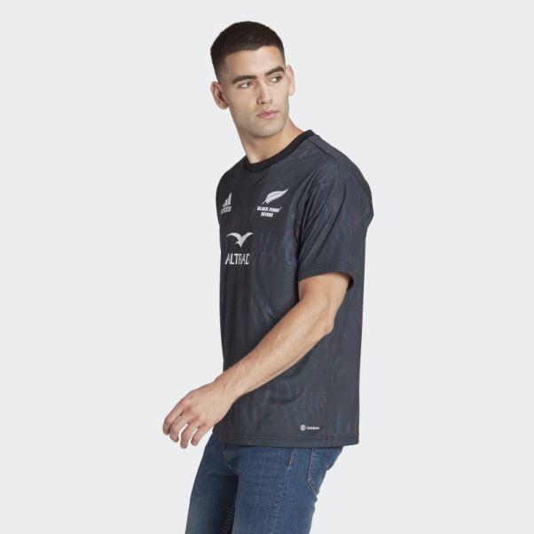 Maillot Domicile Adidas Black Ferns Sevens Noir (non Genré)