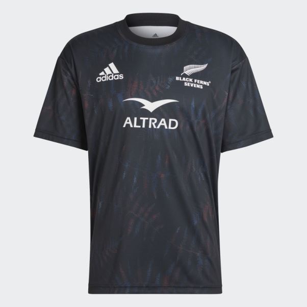 Maillot Domicile Adidas Black Ferns Sevens Noir (non Genré)