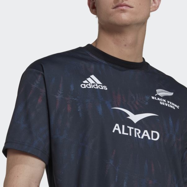 Maillot Domicile Adidas Black Ferns Sevens Noir (non Genré)