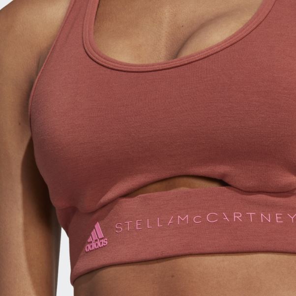 Soutien-gorge à Maintien Moyen Adidas By Stella Mccartney Truestrength Sépia Chaud