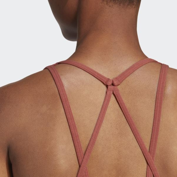 Soutien-gorge à Maintien Moyen Adidas By Stella Mccartney Truestrength Sépia Chaud