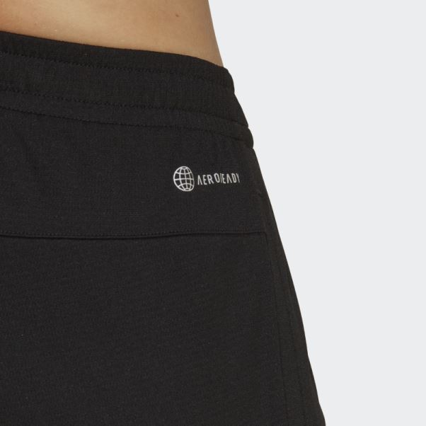 Short Adidas Run Icon 3 Bar Logo Noir