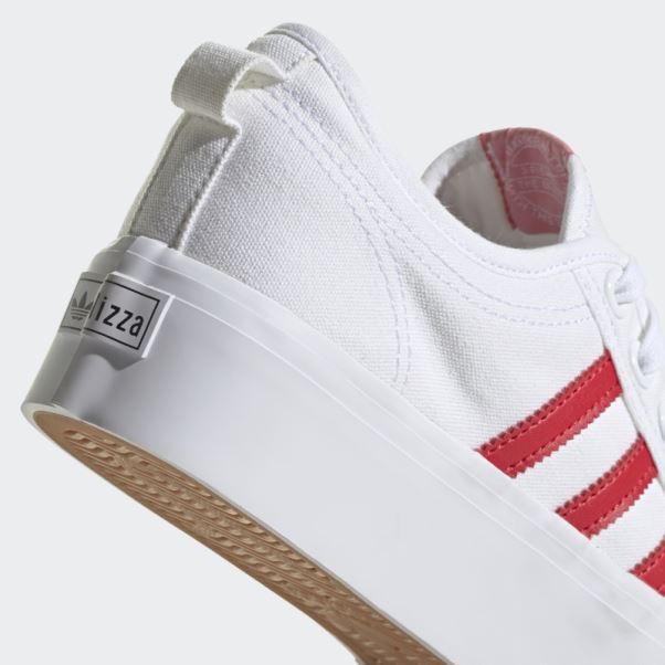Adidas Nizza Plate-forme Chaussures écarlate