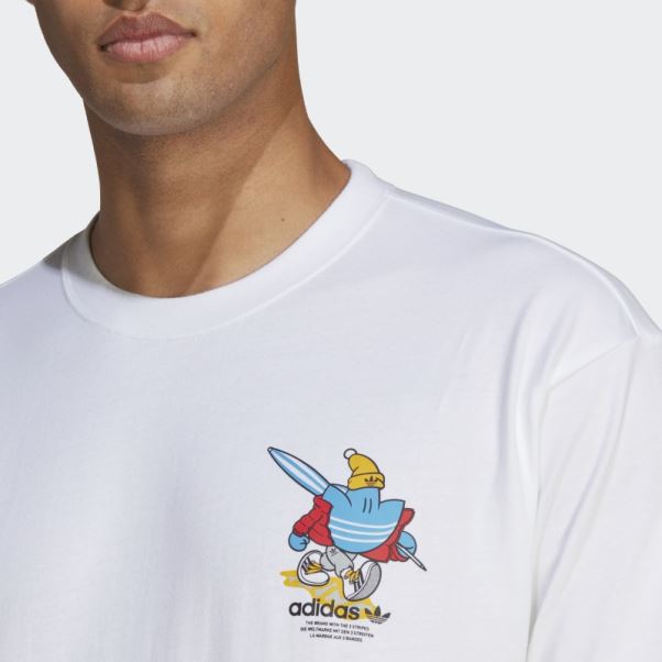 T-shirt De Noël (neutre) Blanc Adidas