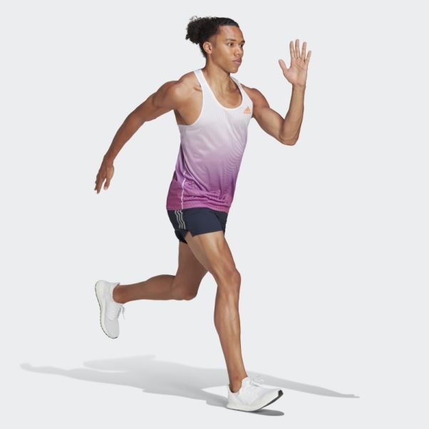 Adidas Singulet Lilas Adizero