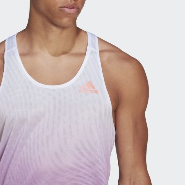 Adidas Singulet Lilas Adizero