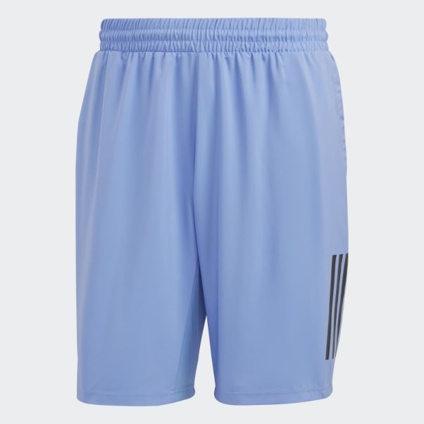 Short De Tennis Club 3 Bandes Adidas Bleu