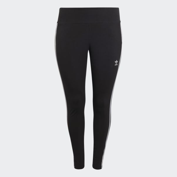 Collant Noir Adicolor Classics 3 Bandes (grande Taille) Adidas