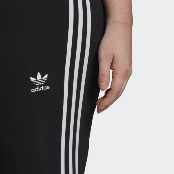 Collant Noir Adicolor Classics 3 Bandes (grande Taille) Adidas