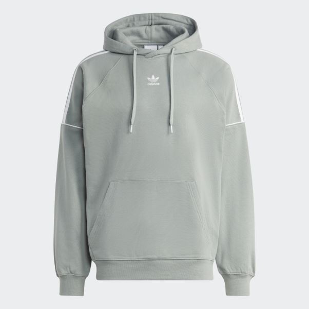 Sweat à Capuche Adidas Rekive Vert Argent Chaud