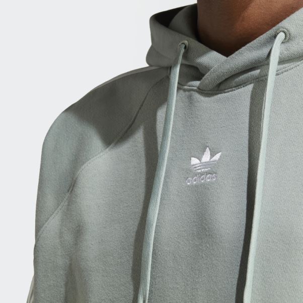 Sweat à Capuche Adidas Rekive Vert Argent Chaud