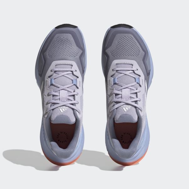 Chaussures De Course Sur Sentier Terrex Soulstride Adidas Argent Violet