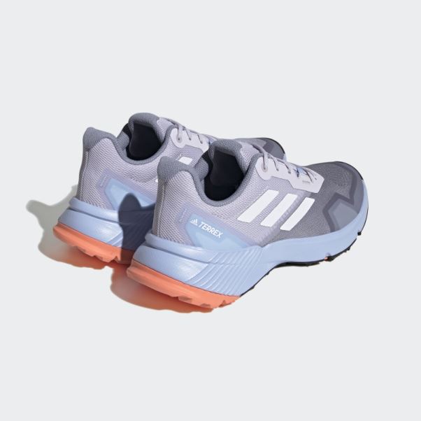 Chaussures De Course Sur Sentier Terrex Soulstride Adidas Argent Violet
