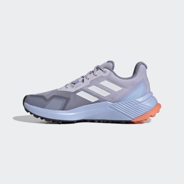 Chaussures De Course Sur Sentier Terrex Soulstride Adidas Argent Violet