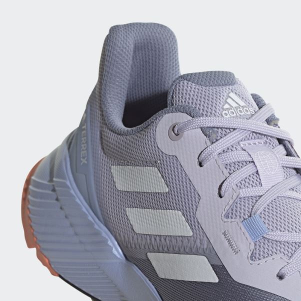 Chaussures De Course Sur Sentier Terrex Soulstride Adidas Argent Violet