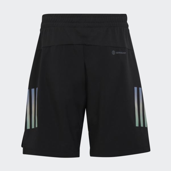 Short Tissé Adidas Aeroready à 3 Bandes Noir
