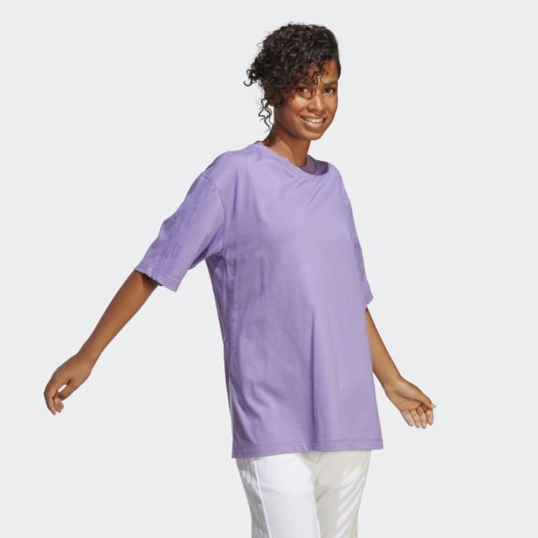 Tee Shirt Dance Violet Adidas