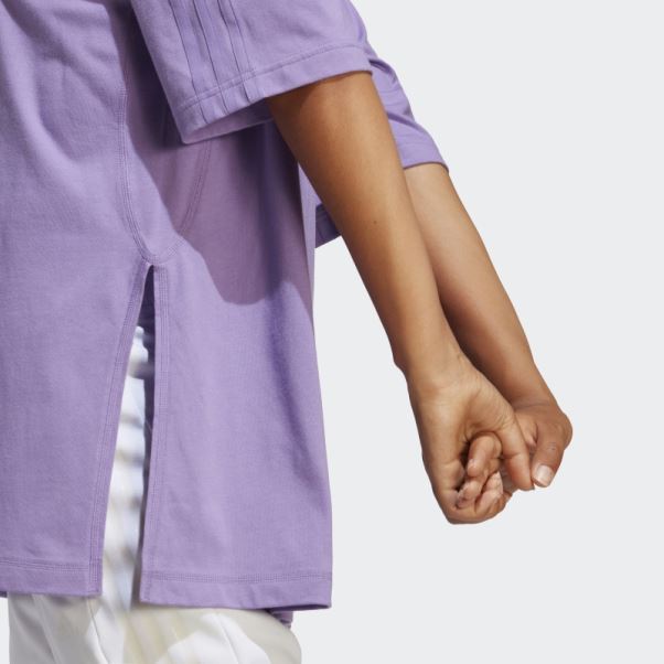 Tee Shirt Dance Violet Adidas