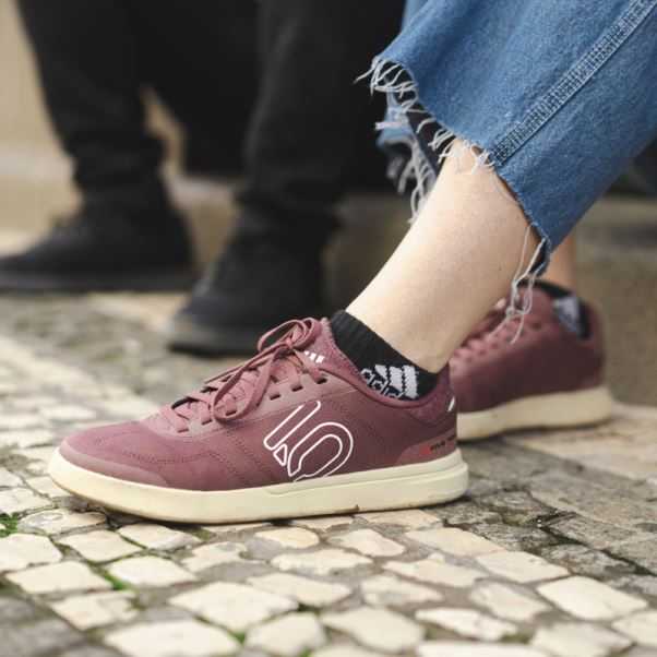 Chaussures De Vélo De Montagne En Toile Adidas Five Ten Sleuth Dlx Bordeaux