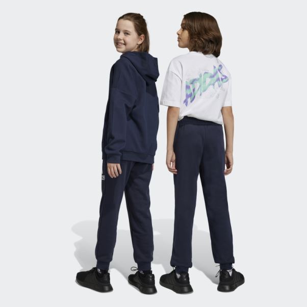 Adidas Ink Essentials Pantalon Coupe Classique En Coton à Gros Logo