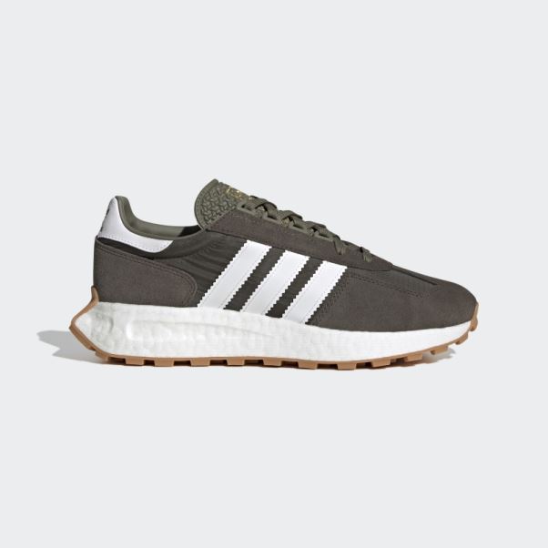 Chaussures Adidas Retropy E5 Olive élégantes