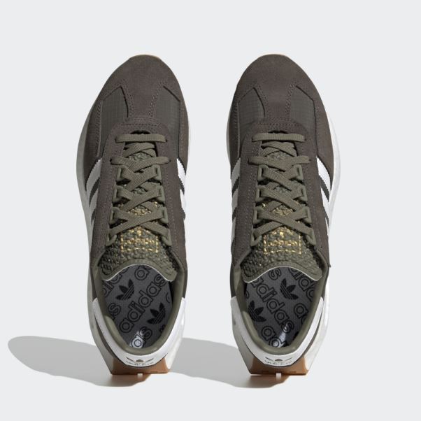 Chaussures Adidas Retropy E5 Olive élégantes