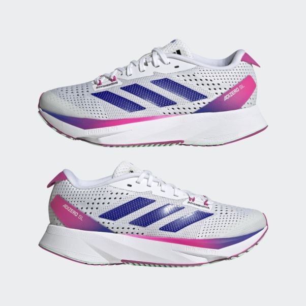 Chaussures Adidas Adizero Sl Blanches