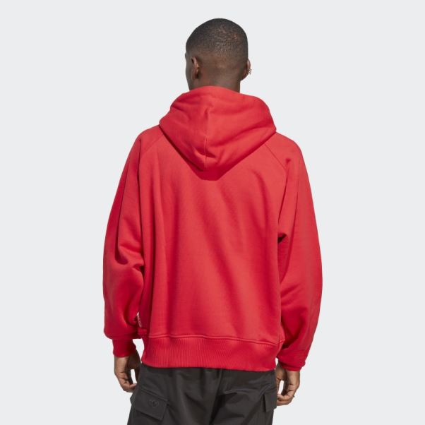Sweat à Capuche Adidas Scarlet Essentials