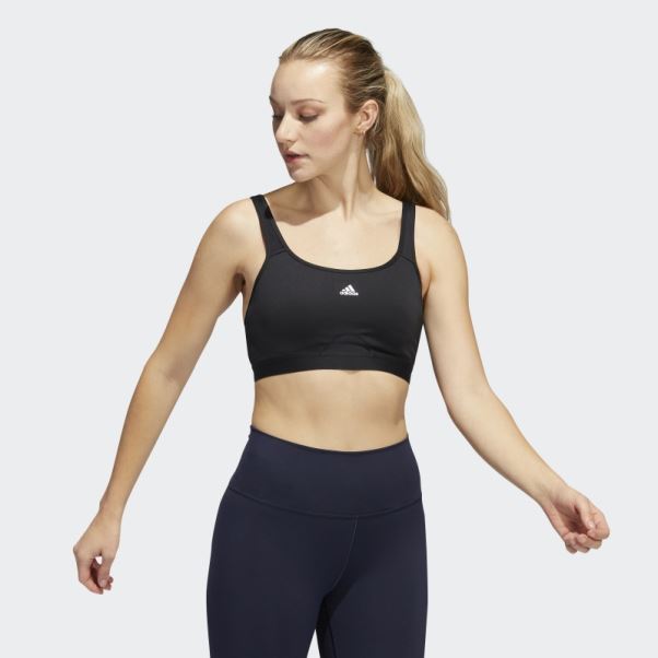 Soutien-gorge à Maintien élevé Adidas Tlrd Move Training Noir